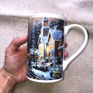 Thomas Kinkade Memories of Christmas Past Tall Mug
